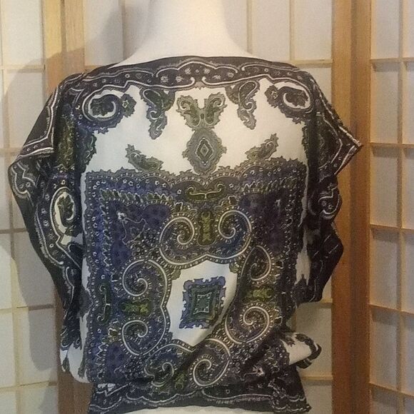 B*Wear Sm Handkerchief Blouse - Picture 13 of 13